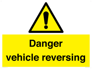 Danger Vehicles Reversing